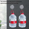 thumbnail image 4 of Ganchos de succión extraíbles de alta resistencia, ganchos de pared para pegar en la parte trasera, ganchos de ducha con ventosa para colgar batas de baño y toallas de baño., 4 of 5