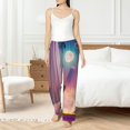 thumbnail image 4 of Bingfone Pyjama Motif Lune Rêveur pour Femmes, Pantalon de Pyjama avec Poches-3TG, 4 of 6