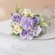 thumbnail image 5 of Ramo de flores artificiales de seda con vibrantes peonías para bodas, decoración del hogar, centros de mesa y eventos, longitud de 30 cm., 5 of 6