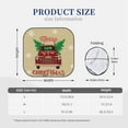 thumbnail image 2 of Kdxio Christmas Vintage Red Truck Print 2-Piece Sun Shade Front Windshield - Foldable Car Front Window Sunshades For Most Sedans Suv Truck, 2 of 6