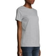 thumbnail image 4 of Hanes Women's Relaxed Fit Authentic Essentials Crewneck T-Shirt, 4 of 4