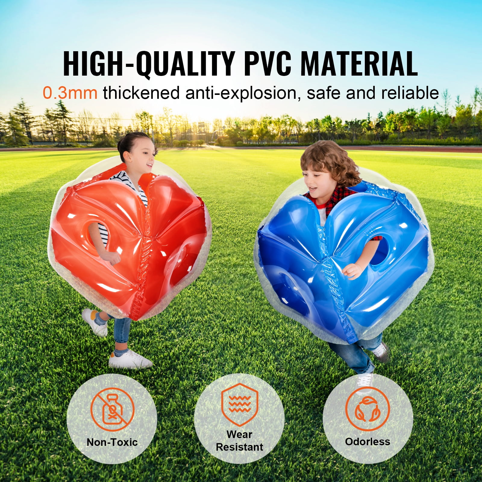 KFFKFF Air-Filled Collision Spheres, Duo Set, 2FT/0.6M Body