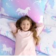 thumbnail image 2 of Juego de cama Joiedomi completo de microfibra de unicornio de 7 piezas, 2 of 7