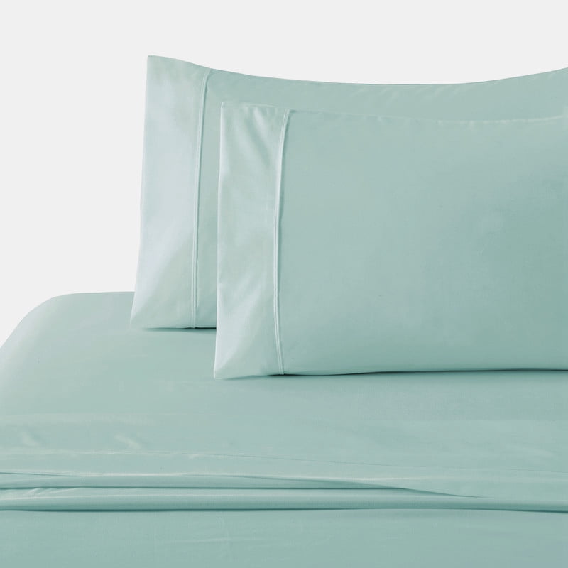 Literie Marina Decoration, 600 fils/cm², ultra douce, à poches profondes, en coton percale fibres longues, toutes saisons