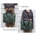 thumbnail image 6 of FORMRS 16" Laptop Bag Carrying Sleeve Case with Handle Travel Shoulder Briefcase, Floral Forest Scene, 6 of 8