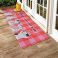 thumbnail image 6 of Invuni Multifunctional Long Strip Cat Love Rugs Valentine''s Day Non-Slip Backed Mat Cat Love Doormat, Pink Kitchen Mats Set of 2 (17" X 47"+17" X 30"), 6 of 6