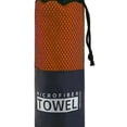 thumbnail image 2 of Toalla Playa Suave Bolsillo Tamaño Grande para Deporte Senderismo Camping Naranja Sywqhk Libre de BPA, 2 of 3