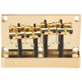 thumbnail image 4 of Bass Bridge, Selle Bridge Plaque avec Vis Kit Doré Fixe Type pour 4 Cordes Basse Électrique, 4 of 8