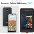 TUDIA MergeGrip Consumer Cellular Iris Connect Phone Case SH4650 Dual