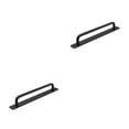 thumbnail image 2 of Speravity manija de los muebles perillas de hardware sin perforaciones de varios tamaños tiradores de puertas resistentes al desgaste decoración del Negro/224 mm 2piezas Speravity CBP376763, 2 of 6