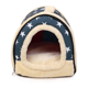 thumbnail image 3 of 2X Suave Y Cálido de Estrella 2 En 1 para Mascotas Antideslizante Cama para Perros Y Gatos Plegable Invierno Suave Y de Dormir Almohadilla Cojines, 3 of 8