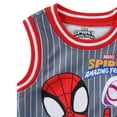 thumbnail image 5 of Marvel Spidey and His Amazing Friends Tank Top Shirt and Mesh Short (Boys), 2 Piece Set, Sizes 2T-6, 5 of 6
