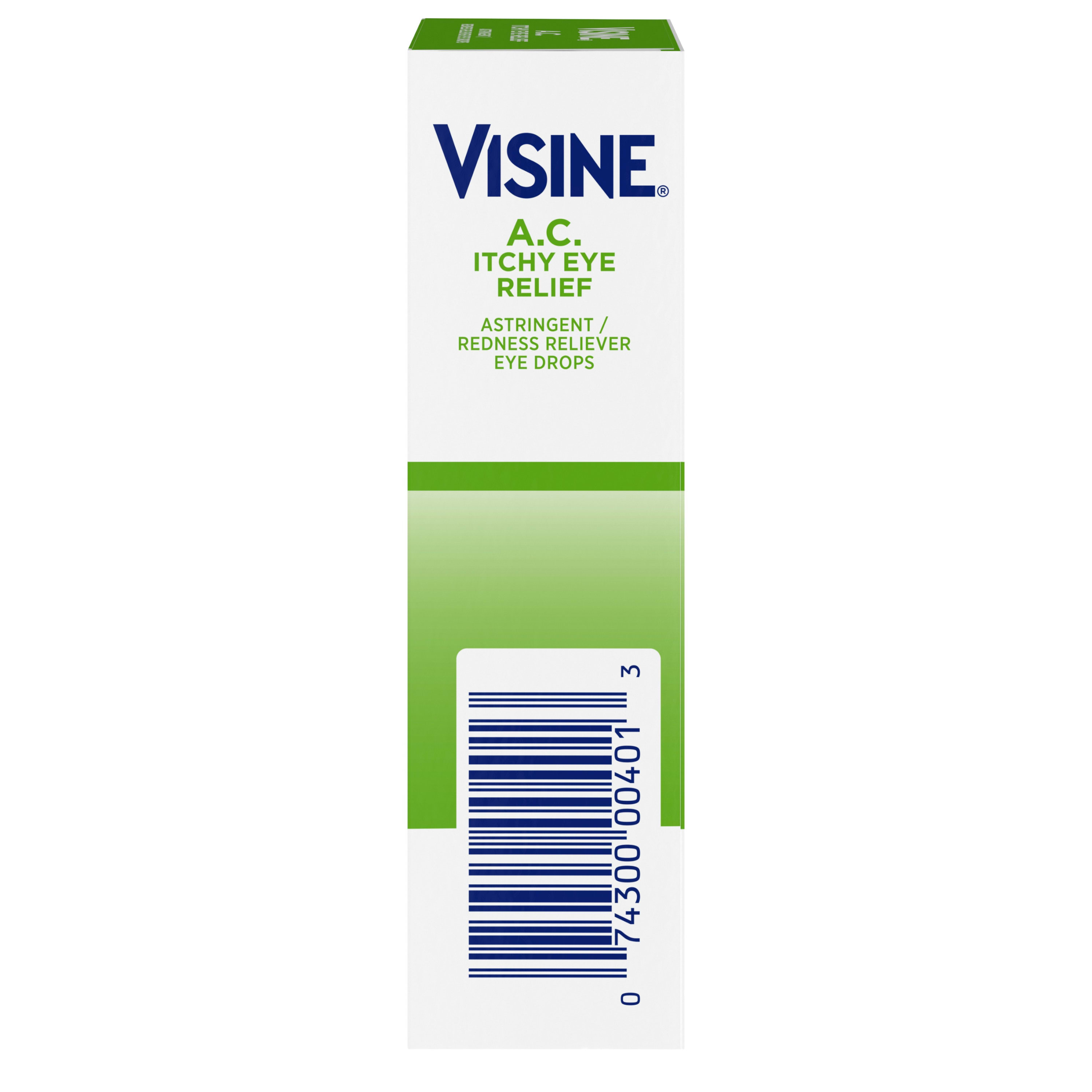 Visine A.C. Itchy Eye Relief Eye Drops, 0.5 fl. oz - image 2 of 13