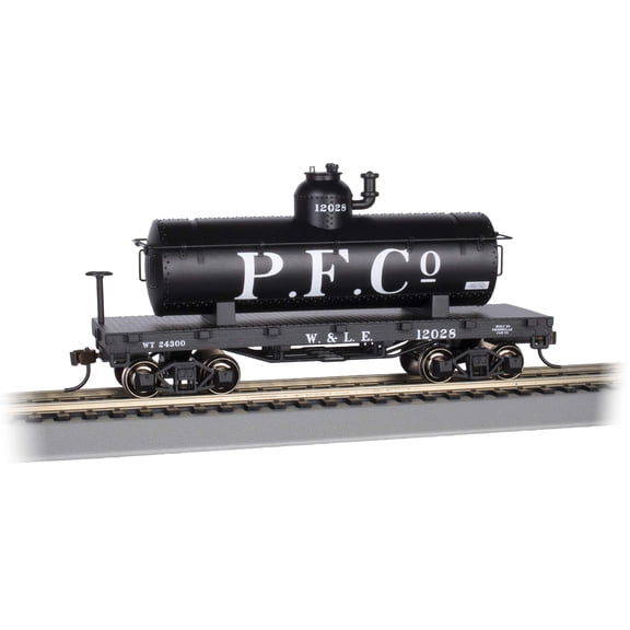 Bachmann Trains - Old-Time Tank Car - Wheeling & Lake Erie #129 - HO Scale