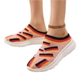 thumbnail image 6 of Women's Patriotic Lightweight Knit Slip-On Sneakers Breathable Mesh Running Shoes Fashionable Casual Walking Shoes for Everyday Wear, 6 of 6