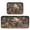 Santa Eating Cookies, variant on 2-Piece Kitchen Rugs Set Non-Slip Mats Carpet Floor for Kitchen, Bathroom (19.7"x27.6" & 19.7"x47.2") Santa Claus Sitting in Chair