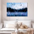 thumbnail image 2 of Elephant Stock Abstract Navy Blue Wall Art - Horizontal Canvas Wall Art - Living Room Wall Decor - Abstract Canvas - Black And Purple Decor - 48" x 32", 2 of 8