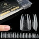 thumbnail image 1 of Gel Nails Tips UNA GELLA Soft Gel Prefile 600, ataúd corto, 1 of 9