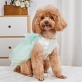 thumbnail image 6 of UOSIA Pet Dog Dress Girl Green Puppy Chihuahua Yorkie Tutu Skirt,S,White, 6 of 6