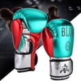 thumbnail image 1 of Guantes de boxeo Jadeshay unisex de PU 1 par color Plata Verde Azul Rojo, 1 of 11