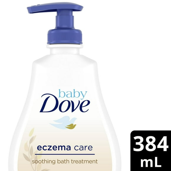 Baby Dove Soothing Bath Treatment Skin Care with Colloidal Oatmeal Eczema Care Suitable for eczema prone skin, 384ml