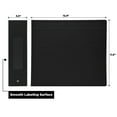 thumbnail image 3 of Carstens 4-Inch Heavy Duty 3-Ring Binder - Side Opening, Black, 3 of 5