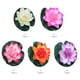 thumbnail image 5 of Flores de loto artificiales de 10 cm para decoración acuática en estanques, peceras y fuentes, resistentes a la intemperie y fáciles de instalar., 5 of 6