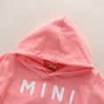 thumbnail image 6 of VBTAPA Boys Girls 2 Piece Sweatsuits Letter Graphic Pullover Hoodie and Sweatpants Fashion Casual Tracksuit Set Birthday Outfits Pink 10 Years, 6 of 8