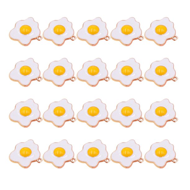 WORGEOUS 20 unids accesorios de joyería de bricolaje colgantes de aleación creativa aleación tortilla decoraciones