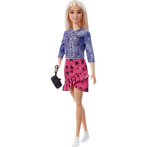 Barbie Muñeca Big City Big Dreams Malibu (rubia 11.5-in) con chaqueta falda y accesorios