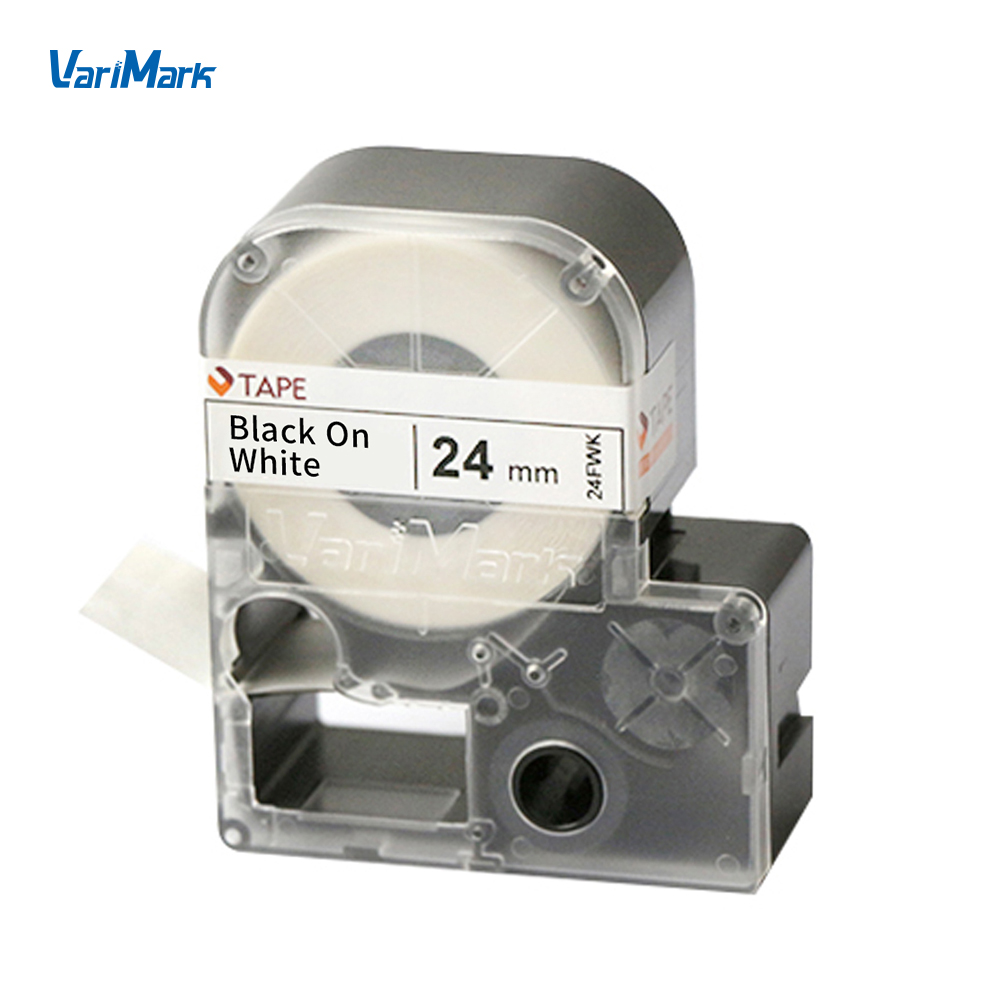 VariMark Cable Wire Wrap Label SelfAdhesive Vinyl Label Tape Replacement Label Maker Tape Black