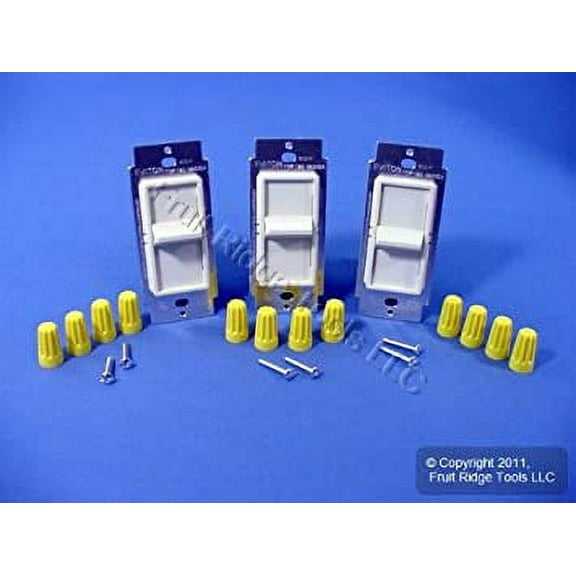 Leviton Decora Almond Slide Dimmer Switch 600w Almond 6621-a