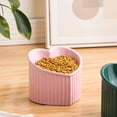 thumbnail image 3 of Cuenco de comida para gatos elevado inclinado - Cuencos de cerámica antivómitos - Poco profundo, 3 of 5