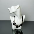 thumbnail image 2 of kurtrusly Necklace Jewelry Display Female Model Head Jewelry Stand for Chain Necklace White, 2 of 5