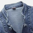 thumbnail image 6 of HJYCHN Women Jacket Denim Jacket Spring Autumn Embroidered Short Casual Basic Coat Stretchy Tops Women's Winter Coats Blue XXXL, 6 of 8