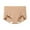 Khaki, variant on Ohufall Women's Cotton Underwear Briefs Comfort Solid Color Mid Waist Tummy Control Panty Stretchy Slim Fit Hip Lift Brief