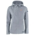 thumbnail image 2 of Women's Cutter & Buck  Gray Washington Nationals City Connect Evoke Eco Softshell Recycled Full-Zip Hoodie Jacket, 2 of 3