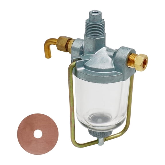 JIAHAOO International Harvester Fuel Sediment Bowl with Strainer for W4 W6 504 544 560 606 656 Tractors Replaces 370832R91