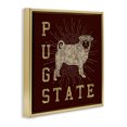 thumbnail image 3 of Stupell Industries Eclectic Gold Floating Frame Canvas Art, 18 x 18, by Spirit Animals/Life Is High, 3 of 8