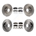 thumbnail image 1 of Transit Auto Front Rear Disc Brake Rotors and Semi-Metallic Pads Kit for Car Buick Rendezvous Pontiac Montana Chevrolet Venture Aztek Oldsmobile Silhouette K8F-100753, 1 of 11