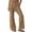 Khaki, variant on Womens Crochet Swimsuit Coverup Pants High Waisted Drawstring Sexy Sheer Mesh Knit Wide Leg Beach Pants
