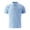11#Blue, variant on Linen Polo Shirts for Men Short Sleeve Breathable Casual Solid Color Pocket Top Lightweight Summer Tee Mens Golf Shirt Sky Blue 2XL