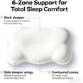 thumbnail image 5 of Ergonomic Memory Foam Pillow for Neck Support with Cooling Cover, Cloud Cervical Pillow, 5 of 7