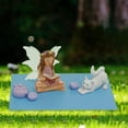 thumbnail image 1 of Colaxi Fairy Accessoire de Jardin Lecture Sculpture Fairy Miniature Statue de Jardin Fairy, 1 of 8