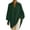 Green, variant on Women's Oversized Collared Sweater Batwing Long Sleeve Knit Top with Asymmetric Draped Hem Design