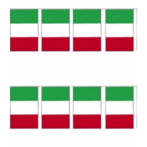 Italy Italian 12x18 Bunting String Flag Banner (8 Flags)