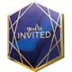 thumbnail image 1 of Creative Party - Invitaciones Diseño Aluminio - Pack de 8 (Azul Marino, Dorado), 1 of 2