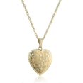 thumbnail image 1 of Gold Filled Engraved Floral Heart Locket, 18, 1 of 3