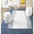 thumbnail image 2 of Safavieh Montauk 2'3" X 6' Hand Woven Cotton Rug in Ivory and Navy, 2 of 2