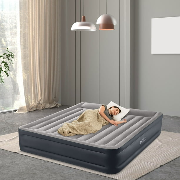 Maison :: Salons Bureaux Chambres :: Intex Matelas lit gonflable électrique  Pillow Rest - 1 place